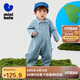 迷你巴拉外出連體衣男女童哈衣爬服仿牛仔長(cháng)袖萌趣2025春新品