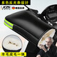 JCZS德國品牌羊毛內膽電動(dòng)車(chē)把套冬季摩托車(chē)手套護把騎車(chē)護手保暖防寒 綠反光大口兩封口-羊毛內膽 均碼