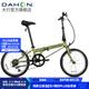 大行（DAHON）D6折疊自行車(chē)20英寸6速入門(mén)級折疊車(chē)成人學(xué)生通勤休閑單車(chē)KBC061 青草綠