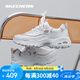 斯凱奇（Skechers）女鞋春季款經(jīng)典復(fù)古增高厚底老爹鞋百搭小白鞋休閑熊貓鞋
