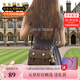 BLACKKISS包包女包斜挎包2025英倫劍橋包小方包單肩包小手提包生日送女友包 棕色（高檔版本）