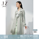 玖姿（JUZUI）休閑輕松感風(fēng)衣女裝春款純色職業(yè)通勤外套 淺綠 M