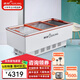 穗凌（SUILING）商用展示柜冰柜 臥式島柜冷凍海鮮柜 大型大容量速凍超市飯店燒烤攤保鮮冰箱 【2000*980*860深底速凍】WD4-596