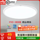 雷士（NVC）臥室吸頂燈陽(yáng)臺燈簡(jiǎn)約超薄奶油風(fēng)IP40防蚊蟲(chóng)led照明燈具燈飾-月白 24瓦暖白光丨一體快裝IP40