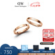 丹尼爾惠靈頓（DanielWellington）dw戒指女 經(jīng)典玫瑰金色情侶對戒 七夕情人節(jié)禮物送女友送男友 經(jīng)典玫瑰金+水晶，聯(lián)系客服備注
