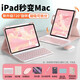 CANHOOGD適用ipad鍵盤(pán)蘋(píng)果11/10/9/8/air7/6/5/pro11帶筆槽可旋轉橫豎屏A16平板保護殼藍牙鍵盤(pán)鼠標套裝 iPad7/8/9(10.2)常規款-可旋轉粉