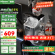 惠康（HICON）制冰機(jī)家用商用擺攤?cè)詣?dòng)冰塊機(jī)30/35kg大容量酒吧冰塊奶茶店全自動(dòng)制冰機(jī)方塊制冰器 爆款【倒扣桶+自吸桶】不銹鋼-預(yù)約制冰-產(chǎn)30KG