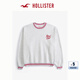 HOLLISTER25春季新款抓絨美式寬松情侶衛(wèi)衣男裝女裝KI322-4220 淺灰色 L (180/108A)