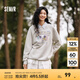 森馬迪士尼米奇家族合作系列衛(wèi)衣女中長款插肩袖2025新款寬松春裝 淺花灰00229 M 160/84A