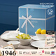 WEDGWOOD意大利浮雕兩人食餐具10件套餐具套裝餐碗餐盤(pán)湯盤(pán) 意大利浮雕兩人食 10頭