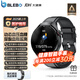 BLEBO【2025旗艦升級】檢測血糖血壓智能通話(huà)手表高精工藝尿酸血氧心率呼吸睡眠體脂體溫心率檢測手表 圓形-黑色真皮【血糖尿酸血脂+五臟監測+高端芯片】