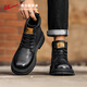 回力馬丁靴男鞋2025秋冬季新款英倫風(fēng)高幫工裝靴子男 2022 黑色 42