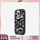 CASETIFY 大王蛇系列 黑色/金色/透明大王蛇  適用于iPhone14/15/16 Plus/Pro/Max蘋(píng)果手機保護殼 透明大王蛇（透明黑框Magsafe） iPhone 16 Pro M