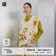 播碎花羊毛衫馬甲女商場(chǎng)同款秋冬新款寬松復(fù)古毛衣BDQ3SD0451 O24香檳色花 M