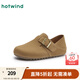 熱風(fēng)（Hotwind）【商場(chǎng)同款】女鞋通勤勃肯鞋2025年春秋新款慵懶百搭松果鞋半拖鞋 08杏色(可踩腳款)H15W25106 37