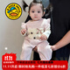 G.DUCKKIDS小黃鴨童裝嬰兒連體衣春秋季新生兒衣服女寶寶外出服秋裝爬服套裝 粉色 80cm 80尺碼建議9-12個(gè)月cm