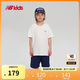 NEW BALANCE4-14歲男女童夏季新款撞色T恤運動套裝