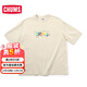 CHUMS洽洽鳥(niǎo)潮流運動(dòng)戶(hù)外休閑舒適印花短袖T恤百搭上衣CH01-2357 G057 M