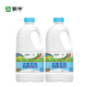 蒙牛自然風味酸奶1.1kg 水果撈用原味酸奶 大桶裝 原味酸奶*3桶(保溫箱+冰袋)