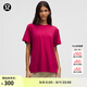 lululemon丨All Yours 女士 T 恤 *棉 LW3ES5S 煙霧品紅 S /6