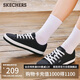 斯凱奇（Skechers）女鞋夏季厚底增高板鞋帆布鞋舒適輕便防滑休閑鞋低幫鞋114664