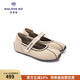 MALOVE MZ輕便瑪麗珍鞋女2025新款軟底運動(dòng)芭蕾鞋時(shí)尚百搭德訓鞋 摩卡色 40