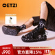 OETZI高幫機能風(fēng)潮鞋情侶款 厚底果凍鞋大頭小丑鞋 商場(chǎng)同款 黑色T23340137 41
