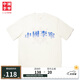 李寧中國李寧短袖文化衫情侶款25夏季新款潮流時尚運(yùn)動上衣AHSVB13