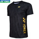 YONEX 新品尤尼克斯羽毛球服男女短袖速干運動(dòng)服文化衫 男款-115071BCR-黑 3XL