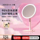 DOCO LAB鏡子化妝鏡帶燈智能梳妝美妝鏡子led臺式化妝鏡臥室宿舍梳妝臺桌面高清補(bǔ)妝鏡生日七夕禮物送女友