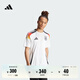 adidas歐洲杯德國隊(duì)主場(chǎng)球迷版足球運(yùn)動(dòng)短袖球衣男裝夏季阿迪達(dá)斯 白 M