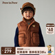 PawinPaw【三防】卡通小熊童裝秋冬男女童舒適羽絨馬甲 Brown棕色/85 120 cm