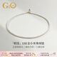 GiO珠寶 淡水小米珠珍珠項(xiàng)鏈年輕款鎖骨鏈送女友送老婆生日禮物自戴