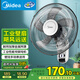 美的（Midea）【五葉大風(fēng)力】壁扇/家用空氣通風(fēng)電風(fēng)扇/節(jié)能低噪風(fēng)扇/工廠通風(fēng)吊扇/商用款廣角搖頭風(fēng)扇 FWA40YA