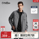 金利來(lái)【超細(xì)絨毛】秋冬新款長(zhǎng)袖襯衫男美式潮流雙口袋寬松加厚外套襯衣 78深灰色 L 175/92A 推薦130-140斤
