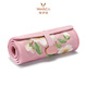 唯伊辰新品國風(fēng)山茶花刺繡便攜首飾包黃金珠寶飾品包高檔禮物 山茶花之戀-仙女粉 (浪漫)