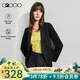 G2000【易打理】女裝2025春秋商場同款可機(jī)洗通勤正裝西服外套【合G2】 不易皺-黑色修身26寸 L /38