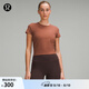 lululemon丨All It Takes 女士運(yùn)動(dòng) T 恤 *羅紋 Nulu? 瑜伽上衣 LW3GNAS 古銅棕 XS /4