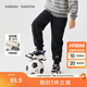巴拉巴拉balaOne兒童長(cháng)褲男童女童2025冬裝加絨親子休閑褲子209425108203