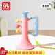愛(ài)貝迪拉（AIBEDILA）小喇叭兒童玩具寶寶嬰兒可吹哨子兒童口哨樂(lè )器無(wú)毒硅膠口琴小喇叭 果莓粉【硅膠無(wú)懼可啃咬】含掛繩