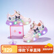 Hello Kitty童鞋女童學(xué)步鞋寶寶炫彩發(fā)光亮燈鞋庫洛米跑步運動(dòng)鞋6723粉色30