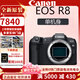 CANON佳能R8 R10 微單相機(jī)直播高清4K視頻 連拍攝影機(jī) 旅游專業(yè)相機(jī) EOS R8 單機(jī)身（專業(yè)全畫(huà)幅） 官方標(biāo)配（原裝電池電池充）