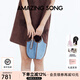 Amazing Song乙頌女包[教師節禮物]果籃包單肩斜挎包女時(shí)尚設計感小眾菜籃子包 牛仔藍