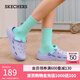 斯凱奇（Skechers）女鞋洞洞鞋涼鞋增高厚底耐磨沙灘拖鞋小怪獸包頭洞洞鞋111581 薰衣草色/LAV 37