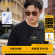 卡賓男裝 膠原蛋白針織衫秋新款金線刺繡LOGO線衫舒適毛衣暖A 煤黑色01 L /175/50