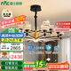 雷士（NVC）美式輕奢客廳吊燈燈臂發(fā)光15頭護眼全光譜智能WHXD180Z/F-03