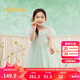 巴拉巴拉女童裙子兒童連衣裙2025夏裝中幼童泡泡袖國風(fēng)網(wǎng)紗裙208225111027
