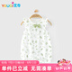 優(yōu)奇嬰兒衣服夏裝莫代爾夏季短袖連體衣薄款女寶寶夏裝哈衣夏天外出服
