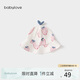 babylove嬰兒帽子夏季竹棉山茶紗布外出遮陽帽男女寶寶漁夫帽清新可愛