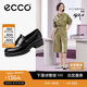 愛(ài)步（ECCO）樂(lè )福鞋女 經(jīng)典厚底百搭英倫風(fēng)皮鞋 摩登女鞋490013 黑色39